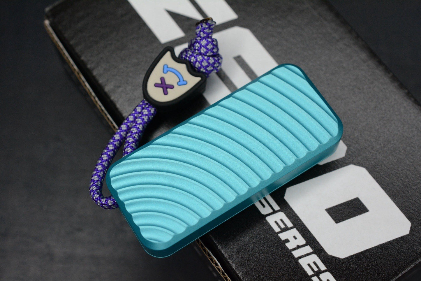 NEW RIVERY MFG x Cad Lab Zero Knife Teal Finish OG w/ Custom Bead