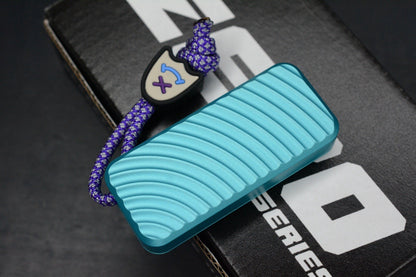 NEW RIVERY MFG x Cad Lab Zero Knife Teal Finish OG w/ Custom Bead