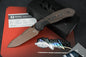 NEW Null Knives Vandal Knife Ti/Copper  PVD/ Camo Carbon Fiber SN 32 Of 50