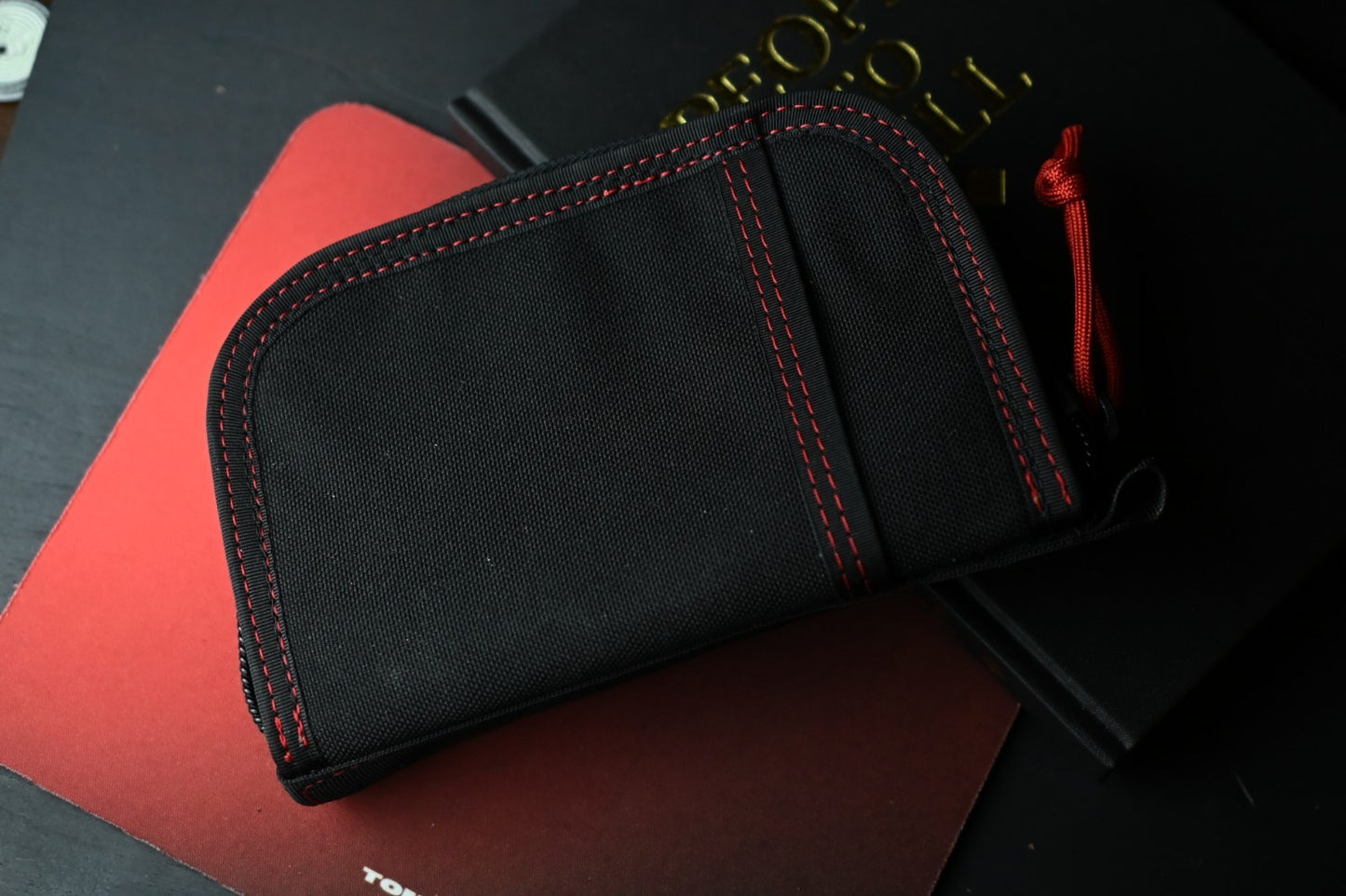 RARE BLACKSIDE Customs SOE Organizer Pouch - Black / Red 7”