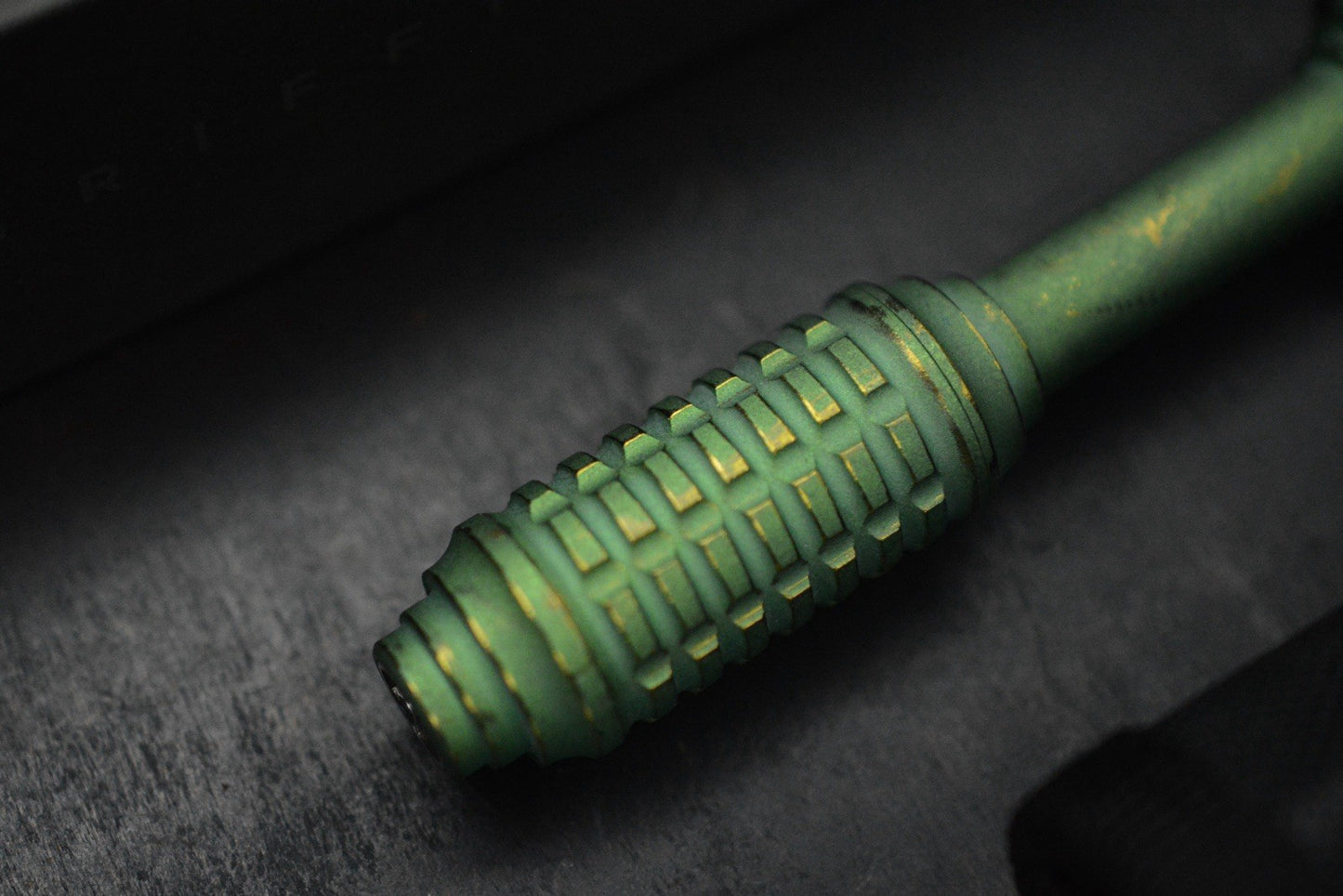 NEW Griffin Combat MKII Bit Driver - Vintage Green Ano Titanium Custom Finish