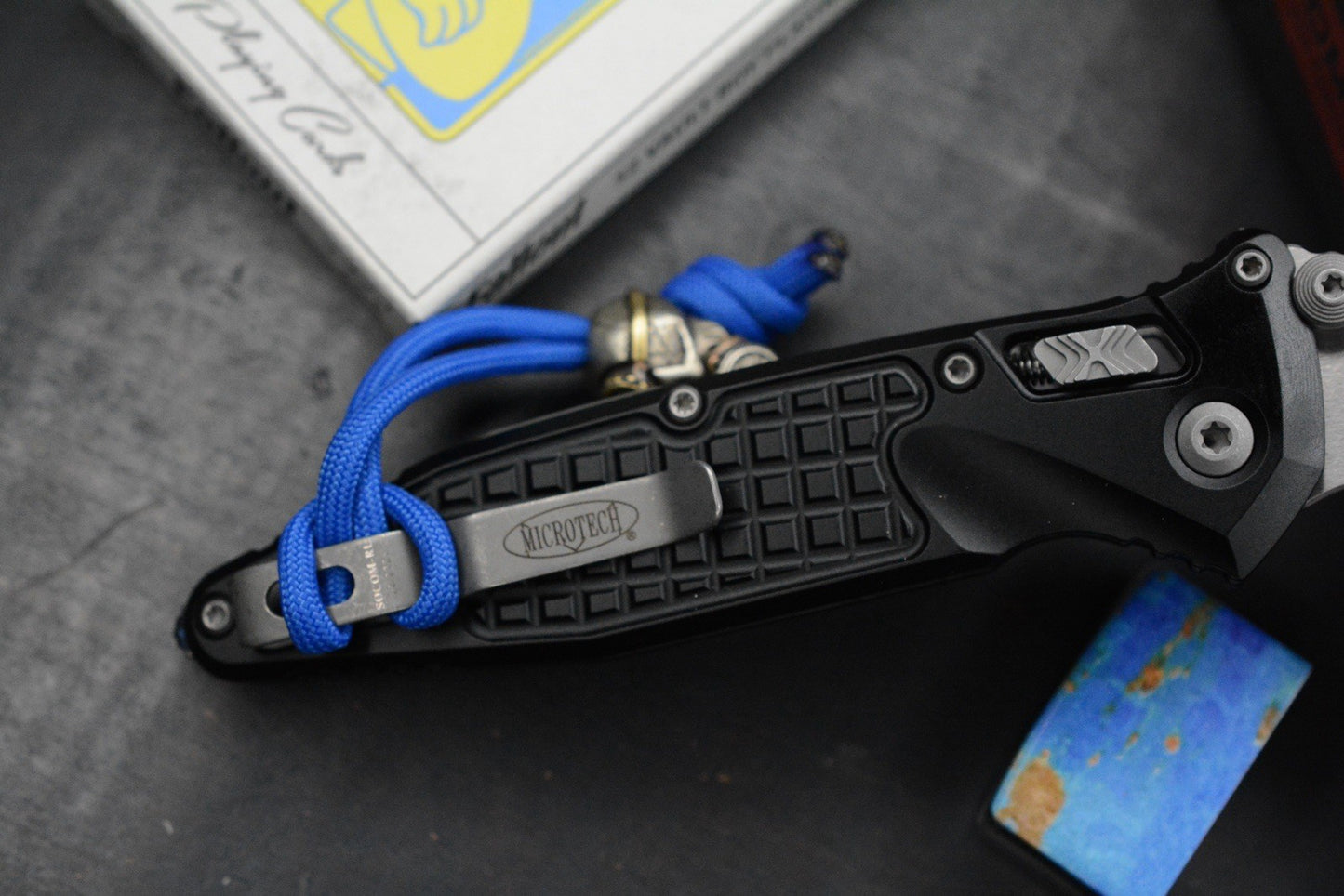 NEW Microtech Socom Elite RAM-LOK Black Aluminum Frag/ M390 w/ Fallout Pack