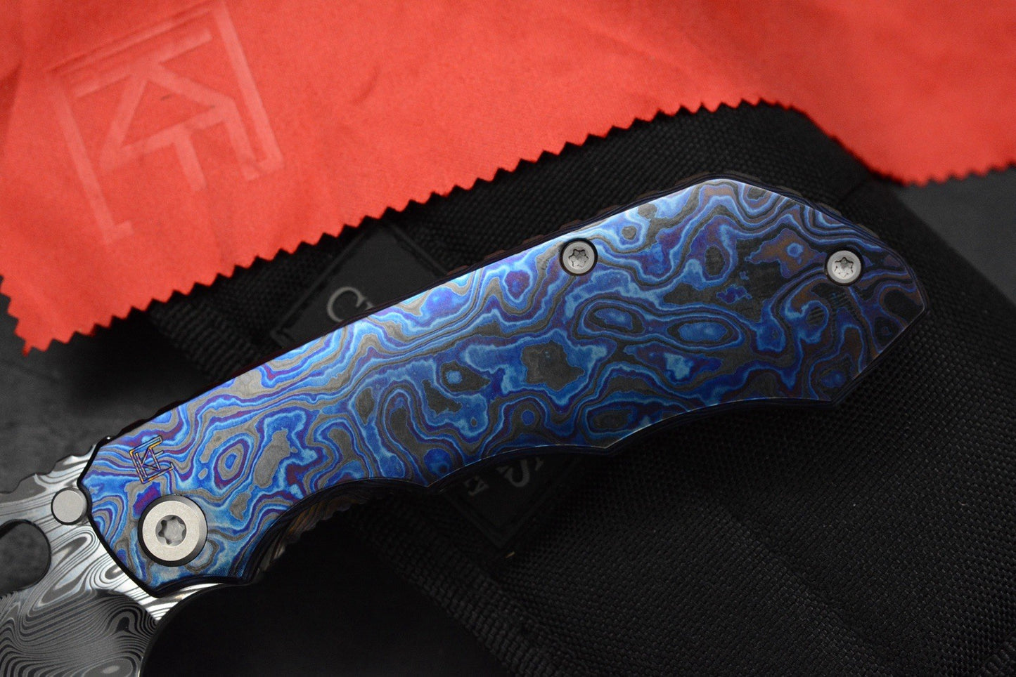 RARE Custom Knife Factory Rotten Evo 1.1 Full Dress Zircuti & Damasteel
