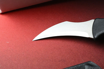 RARE Ed’s Manifesto & Kopis Designs Sneakreaper Elvia Field Knife Black /Polish