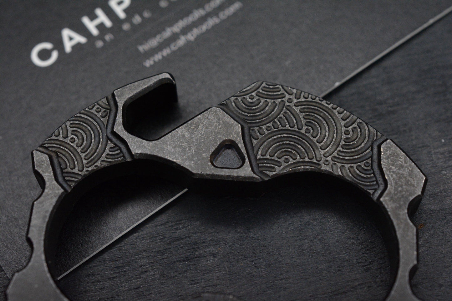 NEW Urban EDC x CAHP Tools Panda V4 - Black DLC Chaos Seigahai w/ TKW Mario Bead