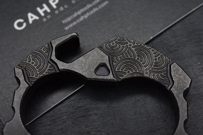 NEW Urban EDC x CAHP Tools Panda V4 - Black DLC Chaos Seigahai w/ TKW Mario Bead
