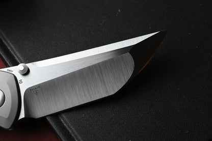RARE Dalibor Bergam Arrakis - Titanium Zirablast / Satin S90V Blade SN# 10