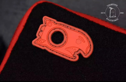 Notorious EDC “All Good” Pouch Red w/ Red Beer Bomb & B/O Notorious EDC Patches