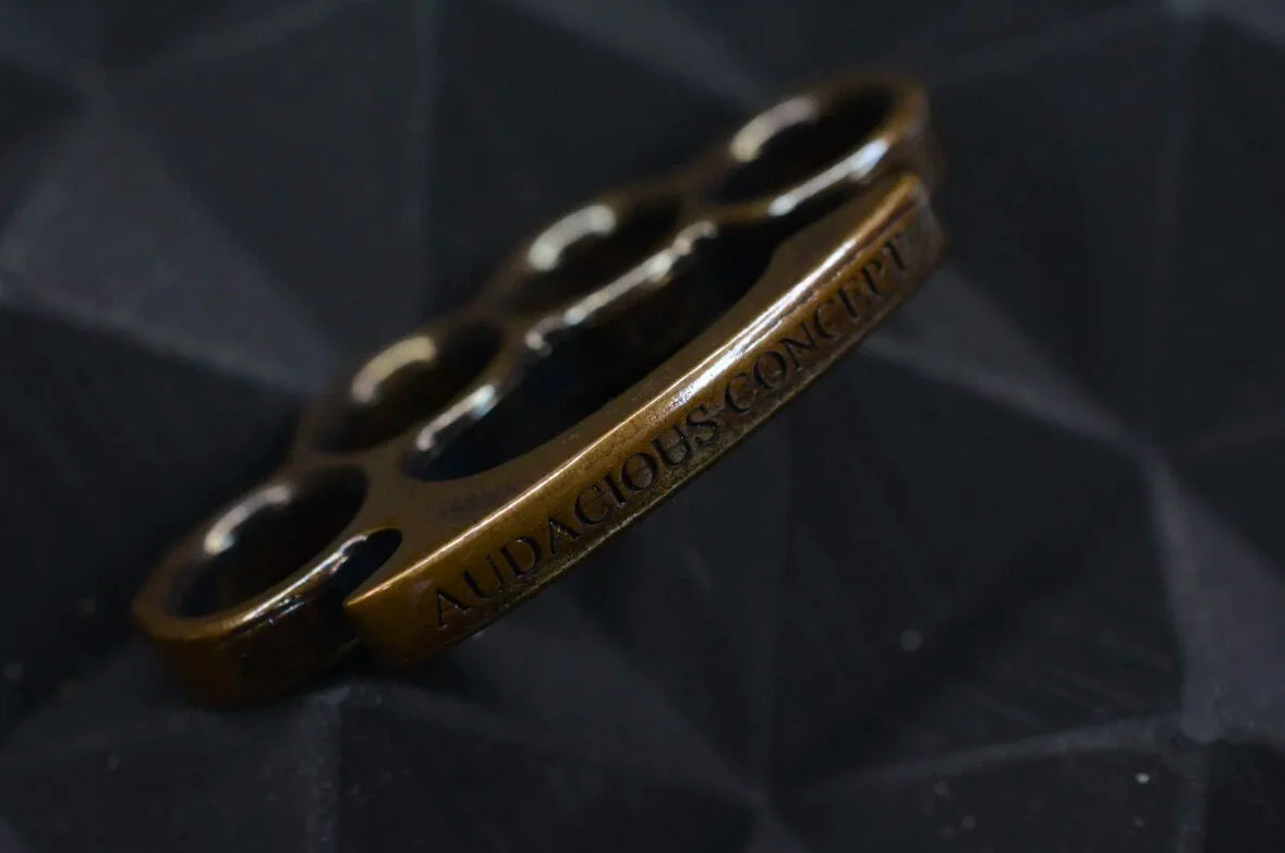 New Urban EDC Supply x Audacious Concepts Solid Bronze Mini Knuck Clip