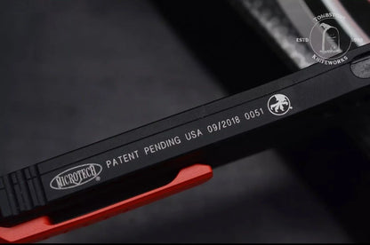 Microtech Red Cypher Auto MK7 D/E w/ Red Hardware