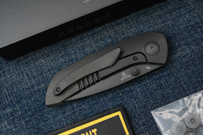 NEW Dalibor Bergam Asgard - DLC Ti Integral Handle / DLC M390 w/ FTE Patch - SN 001