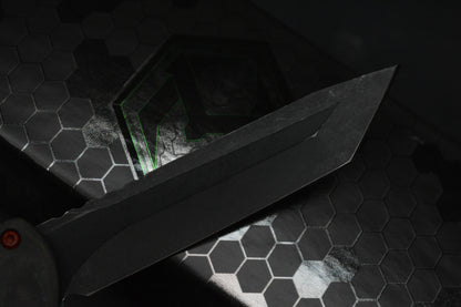 NEW Heretic Manticore X Bounty Hunter OTF - Black Magnacut T/E SN 248 w/ Boba Fett Bead