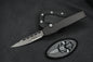 RARE Microtech Halo II Black S/E 154CM 04/1998 w/ Kydex Sheath & Patch