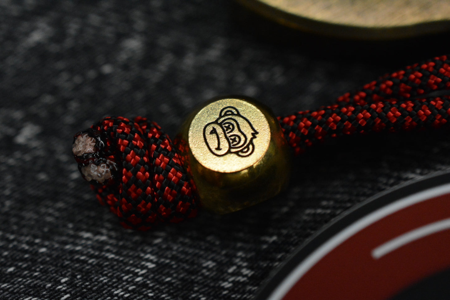 NEW Monkey Edge x RMJ Vintage Brass Patina Version 4FK Paperweight & Custom Bead
