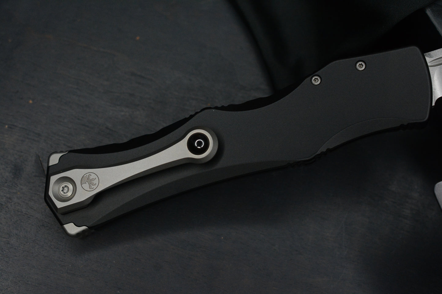 NEW Microtech Halo IV Marfione Selects Black - Clip Point  Hardcoat Aircraft Alloy w/ DOA 10/2025