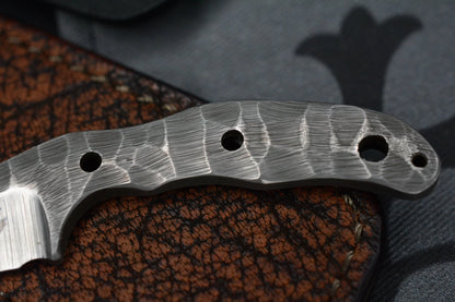 CUSTOM RARE (1 of3) Borka x John Gray Mini Fixed Rock Finish Hand Ground w/ COA
