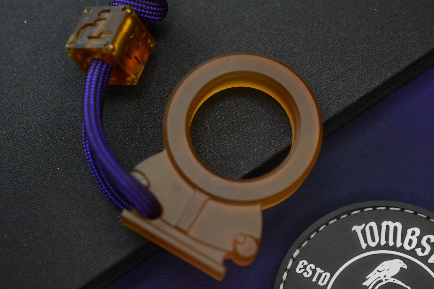 Urban EDC EMP x Griff “Kenny” Custom Ultem Keychain/ Bottle Opener w/ Ultem Bead