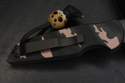 Protech Tactical Response 3 Sandstorm Operator Texas Blade Show EXC w/ Camo Playge Bead