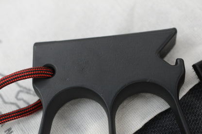 RARE Bawidamann x Monkey Edge
1918 Aluminum Black Cerakote 2FK w/ Tri Side Monkey Bead