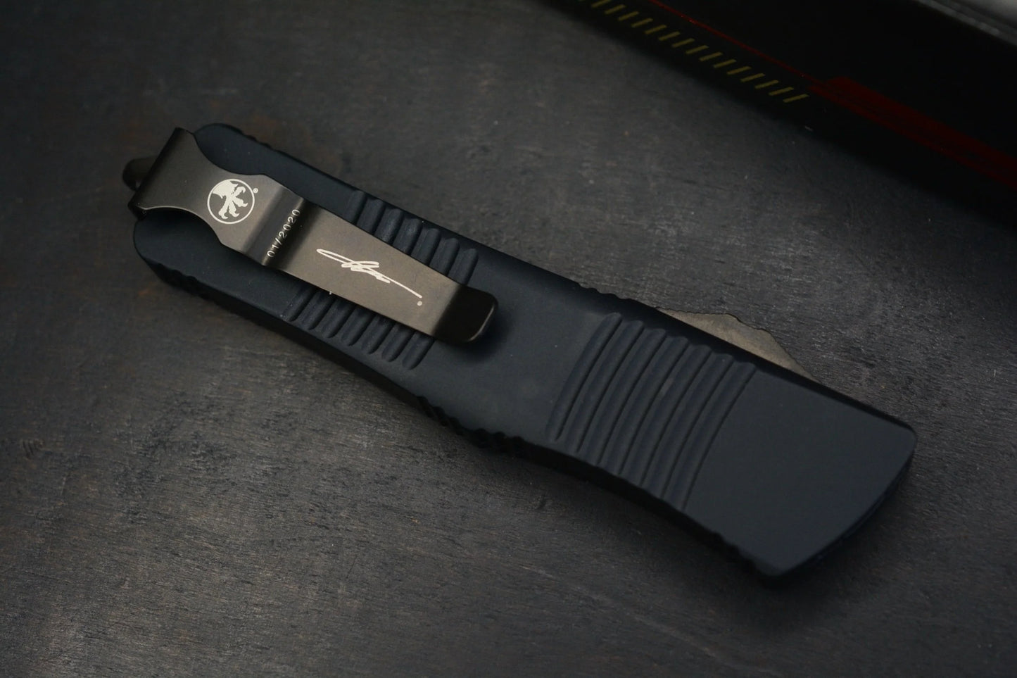 Microtech Troodon Hellhound Blade Blacked Out 01/2020