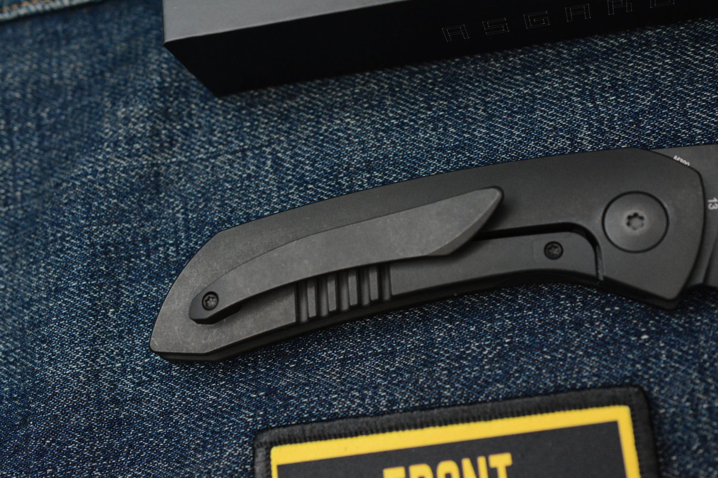 NEW Dalibor Bergam Asgard - DLC Ti Integral Handle / DLC M390 w/ FTE Patch - SN 001