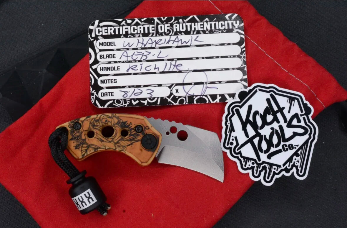 Koch Tools WharHawk Rose Tattoo Richilite Zirablast AEB-L w/ Poison Bead