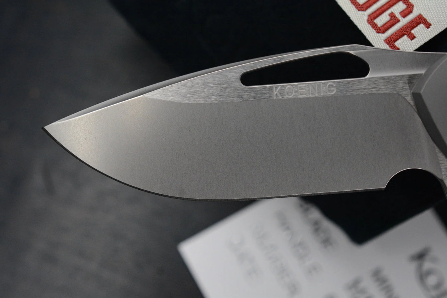 RARE Koenig x Monkey Edge Mini Arius 2 Tone Blasted MEFP Frag Pattern w/ Patches