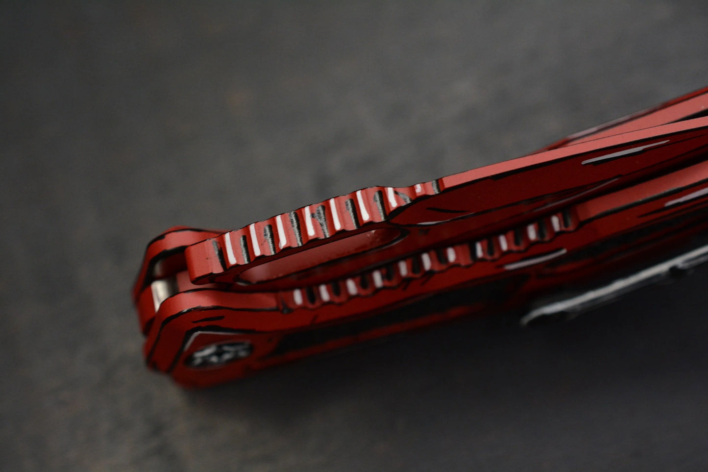 RARE Heretic Medusa Red Cell Shaded Magnacut - Auto