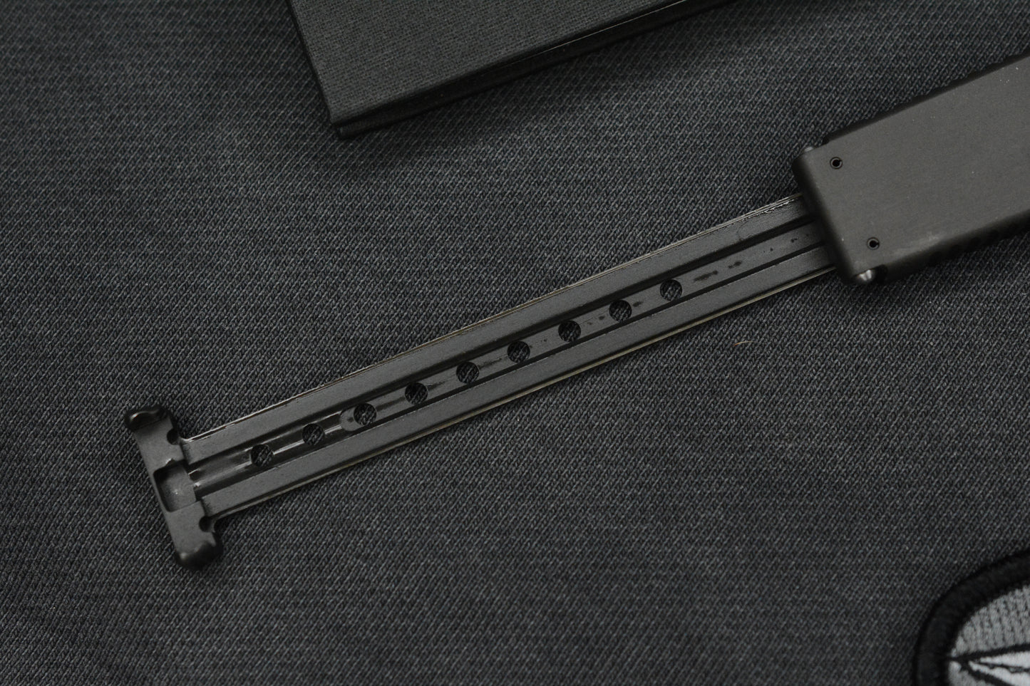 RARE Microtech Halo II Black S/E 154CM 04/1998 w/ Kydex Sheath & Patch