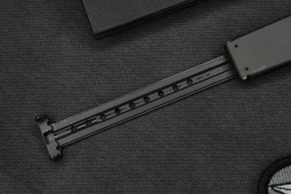 RARE Microtech Halo II Black S/E 154CM 04/1998 w/ Kydex Sheath & Patch