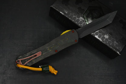 NEW Heretic Manticore X Bounty Hunter OTF - Black Magnacut T/E SN 248 w/ Boba Fett Bead