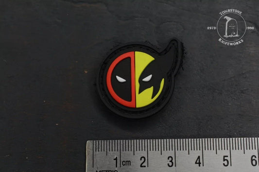 NEW Data Crew Deadpool Vs Wolverine Ranger Eye Patch Full Color 1.25” Marvel