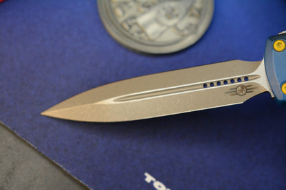 NEW Microtech Ultratech ZBP Fallout Special Edition D/E w/ Radioactive Bead, Vault Boy & Coin