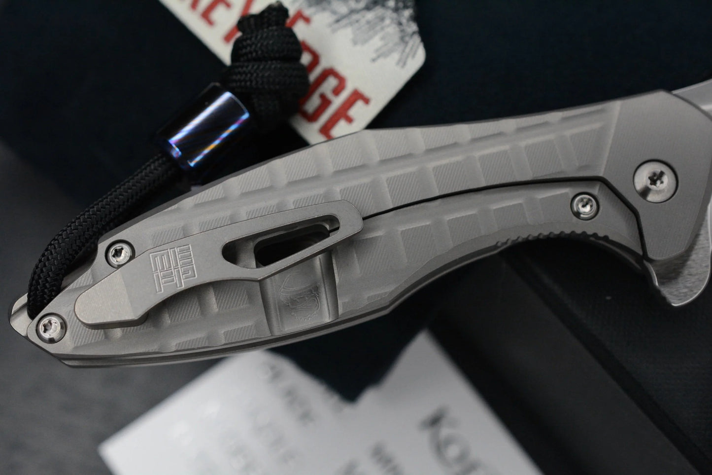 RARE Koenig x Monkey Edge Mini Arius 2 Tone Blasted MEFP Frag Pattern w/ Patches