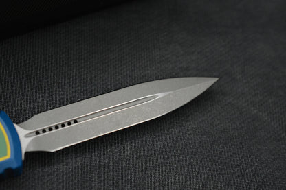 Microtech Ultratech ZBP Fallout Special Edition D/E w/ Radioactive Bead & T-51 Helmet Statue