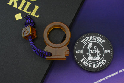Urban EDC EMP x Griff “Kenny” Custom Ultem Keychain/ Bottle Opener w/ Ultem Bead