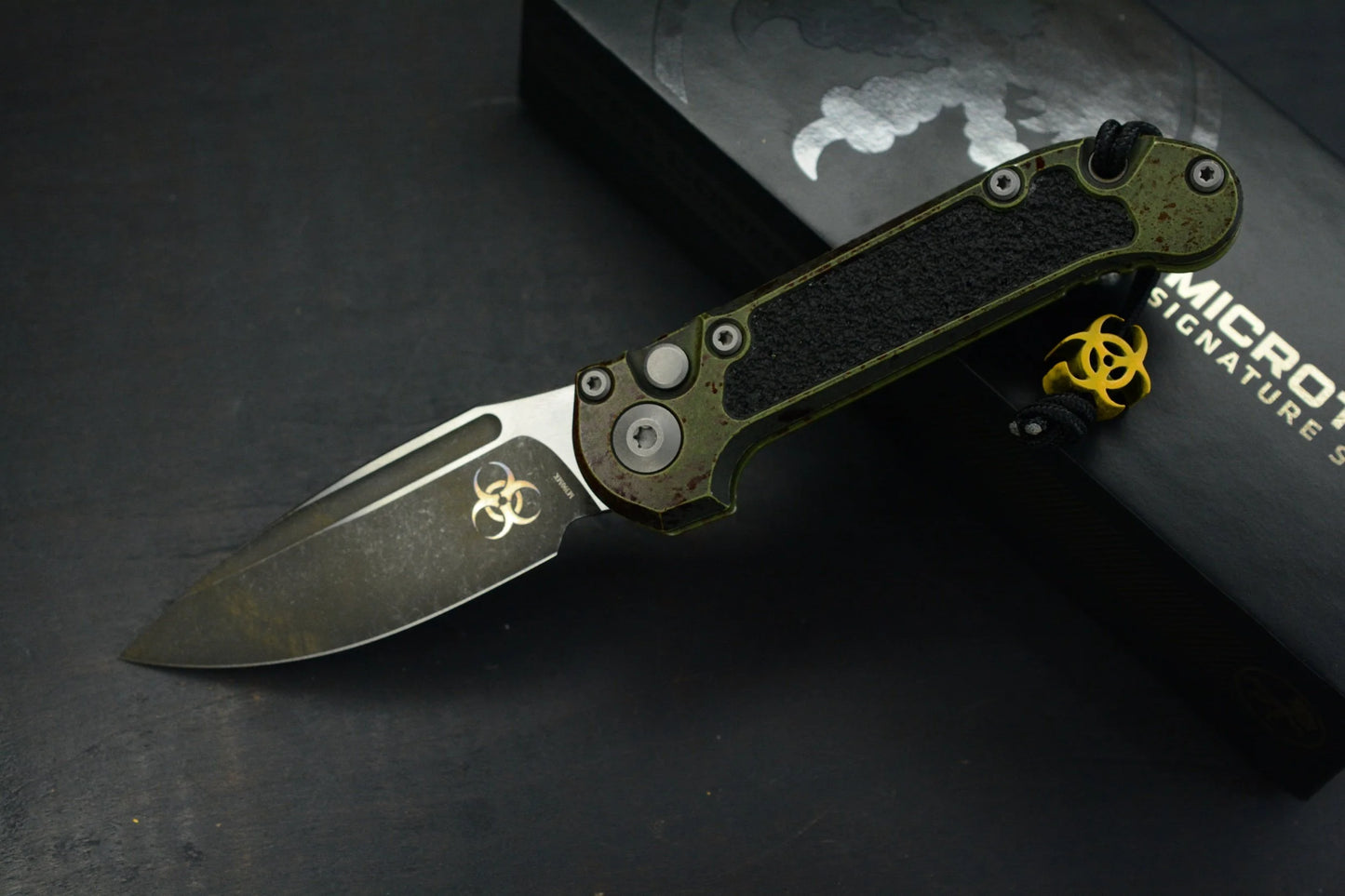Microtech LUDT Outbreak Gen III S/E with Matching Yellow Radioactive Bead