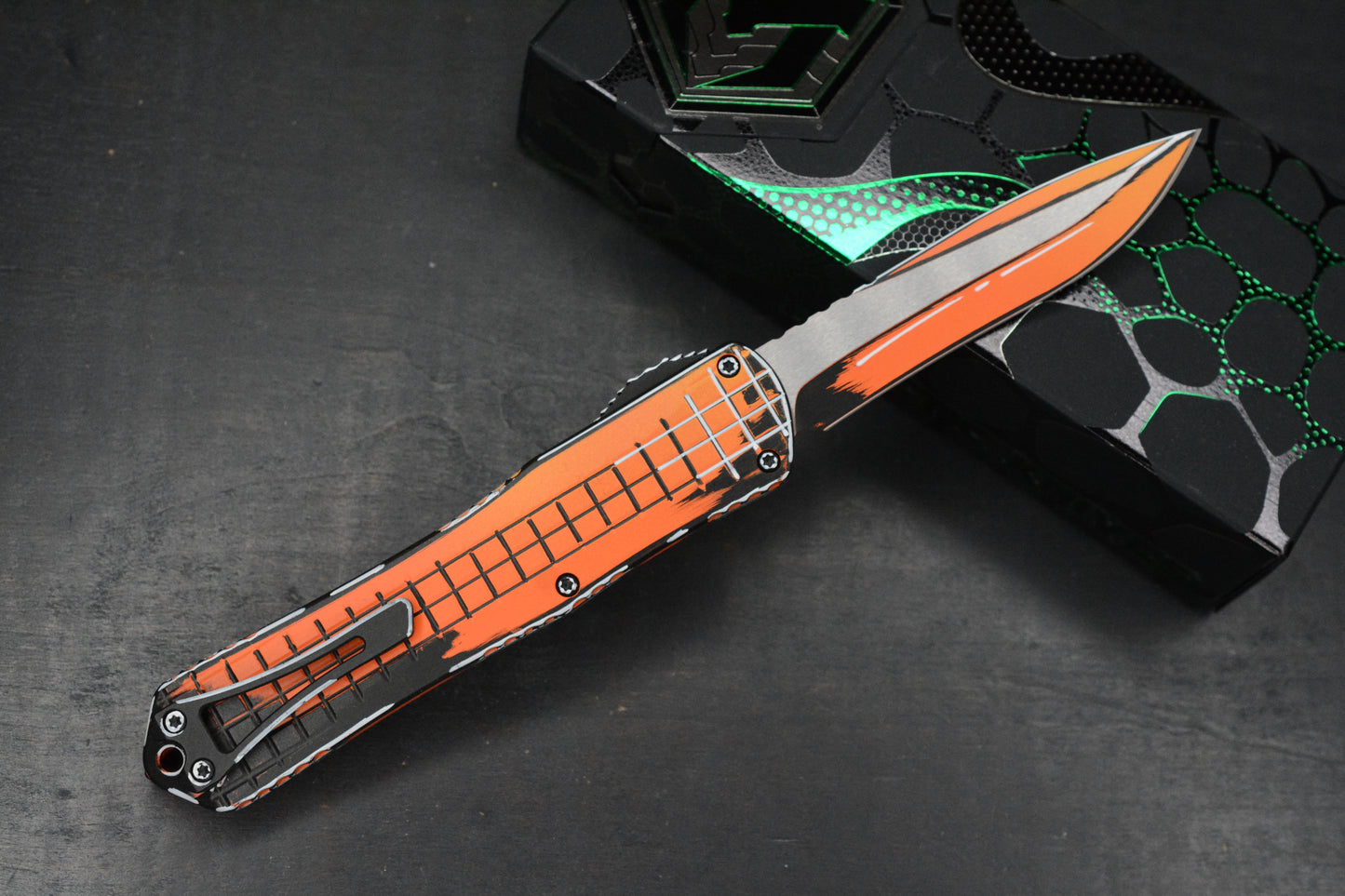 NEW Heretic Manticore E Cell Shaded Orange D/E Recurve - OTF SN 002