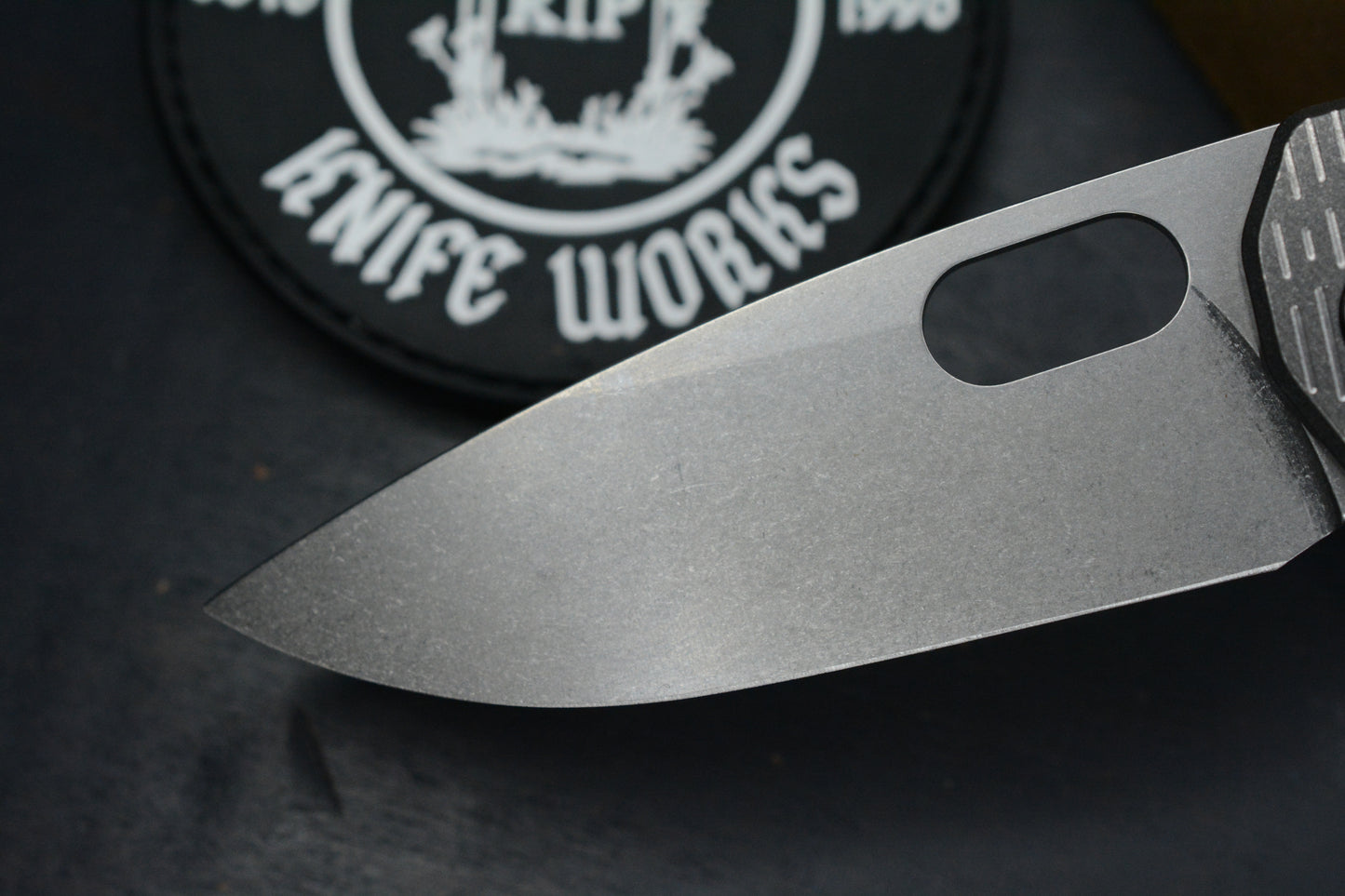 RARE SPK UTLD Gen4 Rev1 Lamia - XPJX Milling Elmax Drop Point Blade w/ TKW Patch