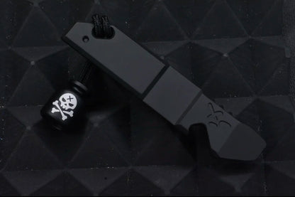 NEW OEGEDC Good Luck Pry Bar Black Cerakote 6AL4V Ti w/ Rare Poison Bead