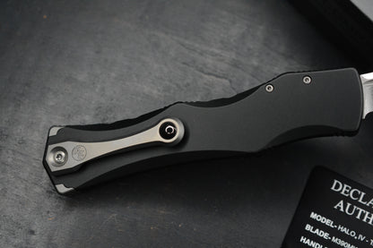 NEW Microtech Halo IV Tanto Edge - Hardcoat Ano Aircraft Alloy w/ DOA 01/2026