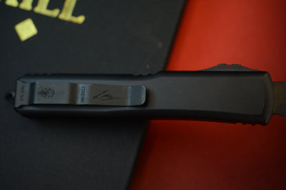 RARE Microtech Ultratech Hellhound Shadow - Black/ Black DLC 08/2022 SN636