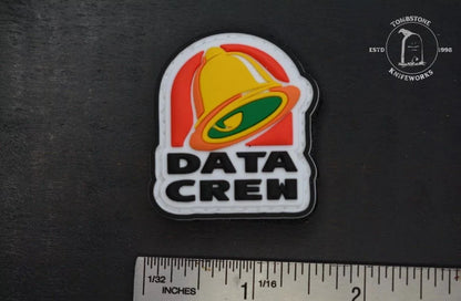 NEW Data Crew Taco Bell Homage 1.5” RE Patch Red/ Yellow Full Color