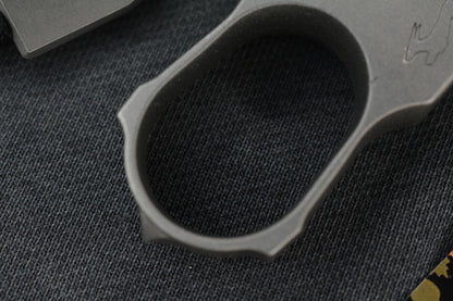 RARE Bawidamann Grey Cerakote
Brass SFK w / Ti Tombstone Bead