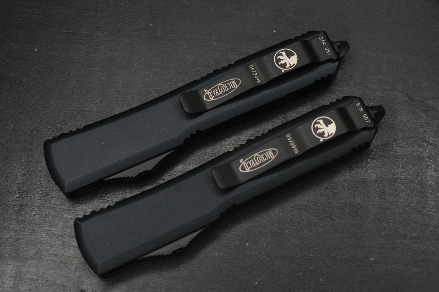 NEW Microtech Uktratech Dead Man’s Hand Collectors Set S/E & D/E SN 067