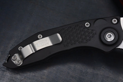 Microtech Stitch Auto - Stonewash Partial Serrated S/E 02/2022