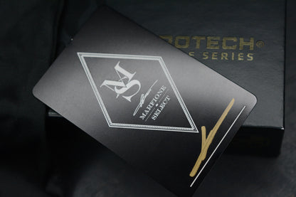 NEW Microtech Halo IV Marfione Selects Black - Clip Point  Hardcoat Aircraft Alloy w/ DOA 10/2025