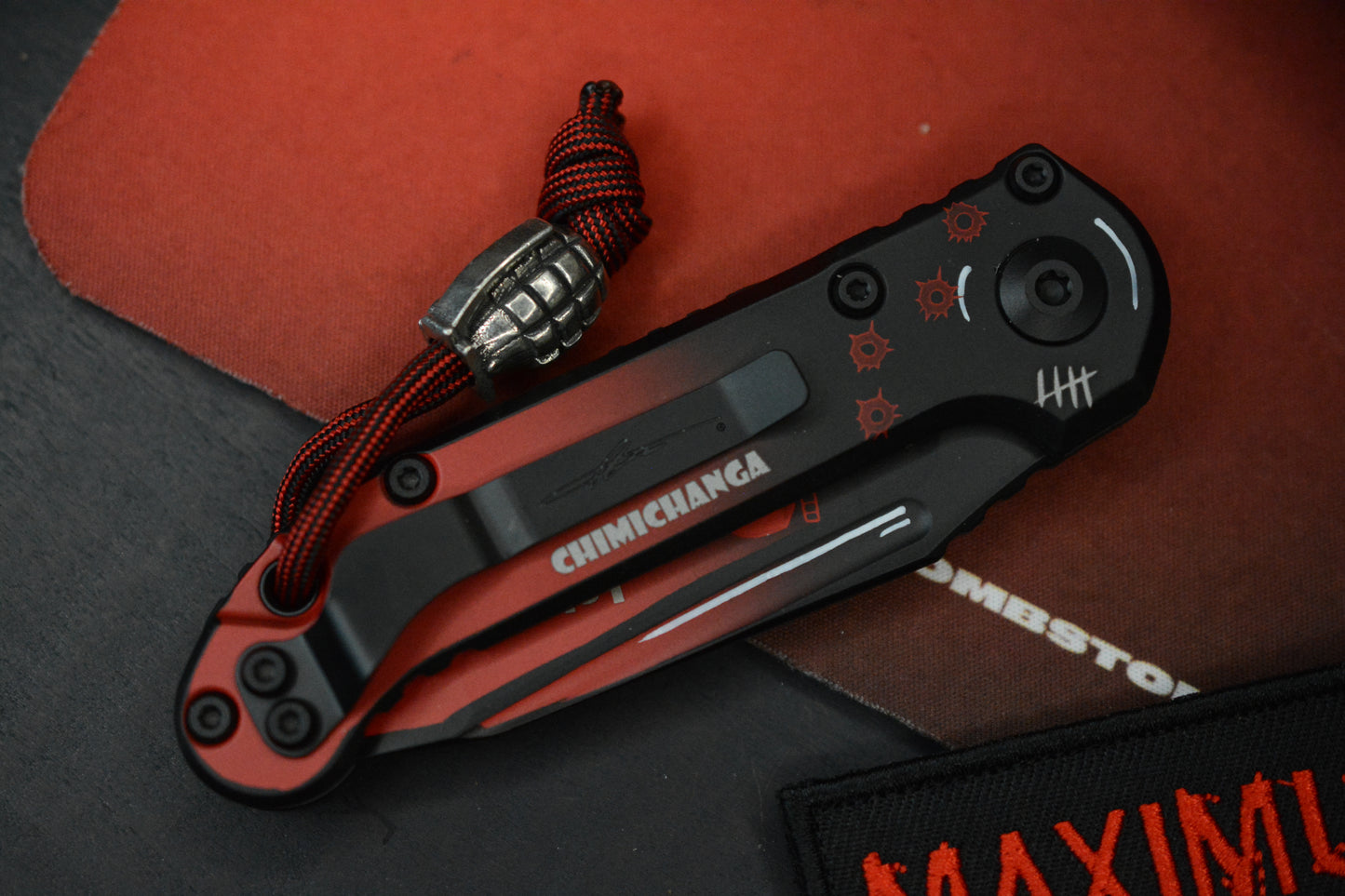 NEW Microtech LUDT 3.5" T/E Gen III Deadpool Edition