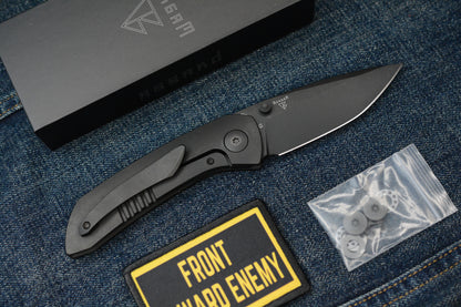NEW Dalibor Bergam Asgard - DLC Ti Integral Handle / DLC M390 w/ FTE Patch - SN 001