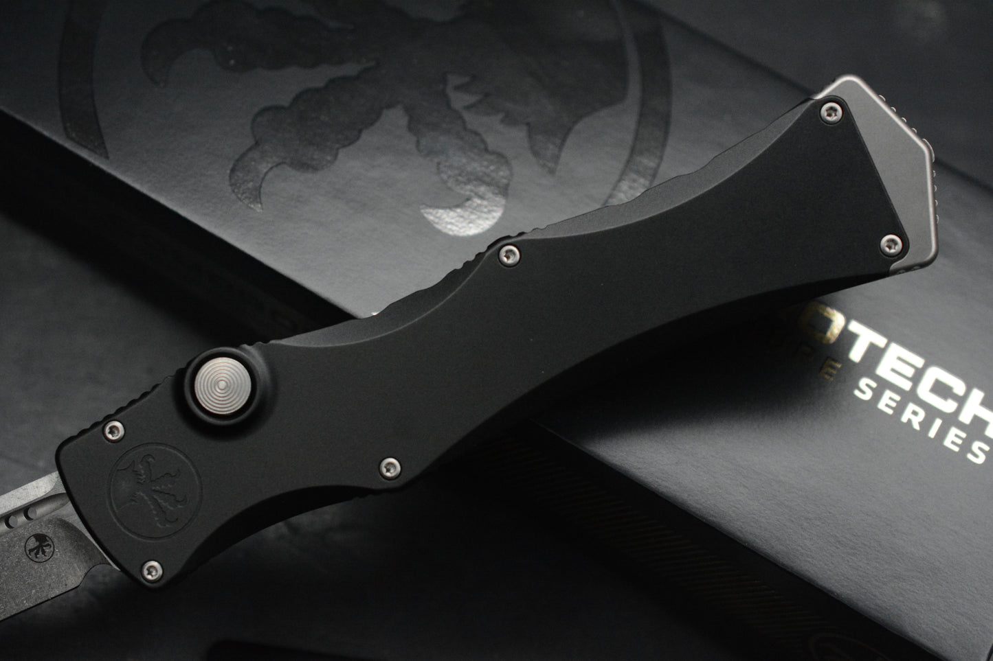 NEW Microtech Halo IV Tanto Edge - Hardcoat Ano Aircraft Alloy w/ DOA 01/2026